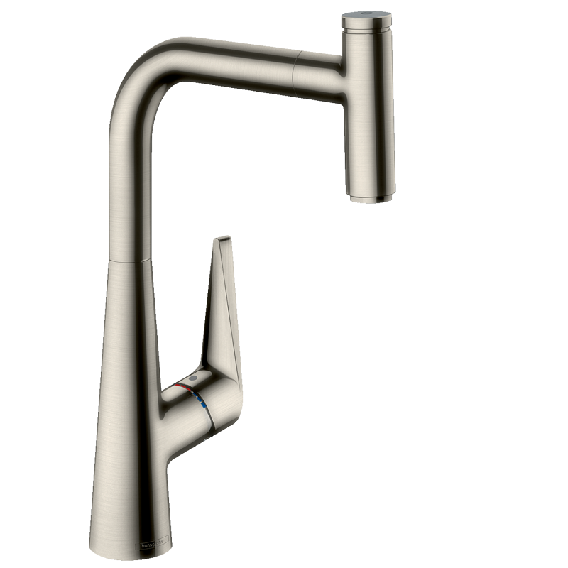 Hansgrohe Talis Select M51 drezová batéria 300 s vyťahovacím výtokom 1jet, sBox, a tlačítkom select nerez 73853800