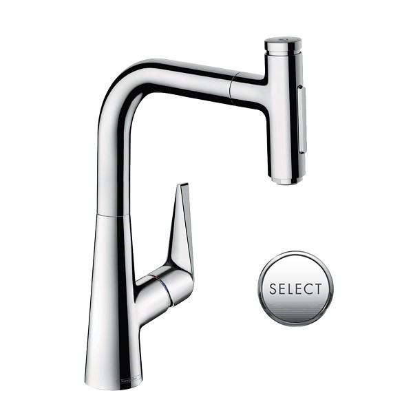 Hansgrohe Talis Select M51 drezová batéria 220 s vyťahovacou sprškou 2jet, sBox, chróm 73868000