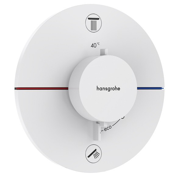 HANSGROHE ShowerSelect Comfort S batéria vaňová podomietková termostatická pre 2 spotrebiče so zabudovanou bezpečnostnou kombin