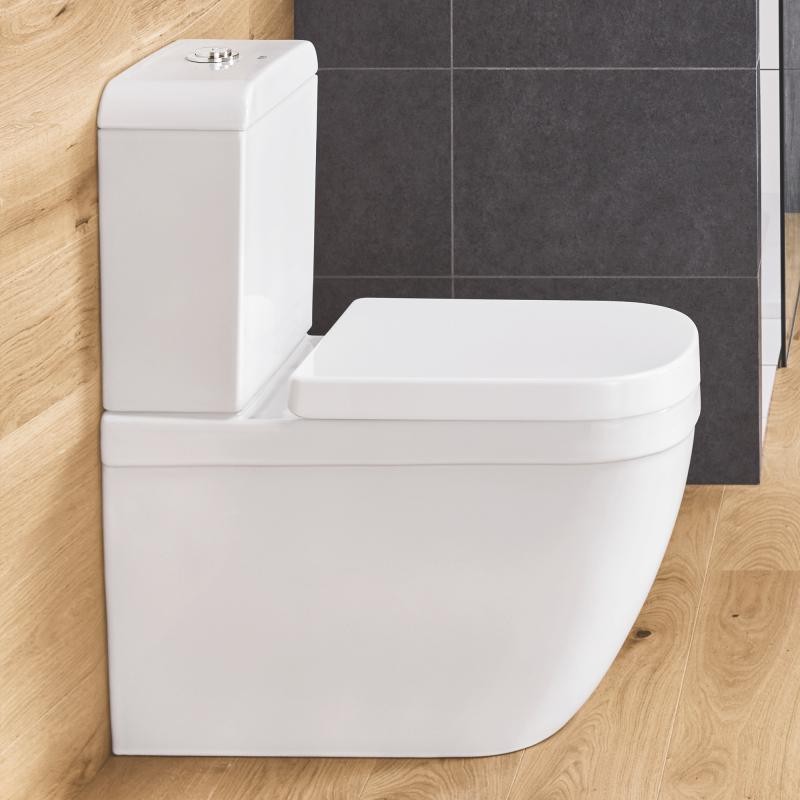 Grohe Euro Ceramic WC kombi Rimless, PureGuard,Triple Vortex + nádrž spod napúšť+ sedátko SoftClose alpská biela 3933800HSETSCB