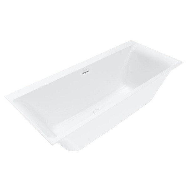 Villeroy & Boch SUBWAY 3.0 vaňa 170x75 cm vrátane nôh a napúšťania SilentFlow Stone White Quaryl UBQ170SBW2TDVRW