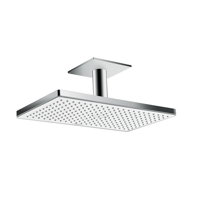 Hansgrohe Rainmaker Select 460 1jet stropná hlavová sprcha biela/chróm s vertikálnym ramenom 100 mm 24002400