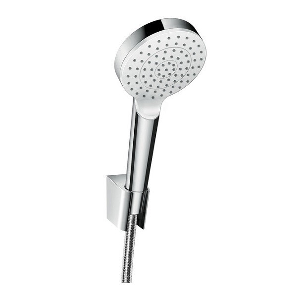 Hansgrohe Crometta vaňový set 1jet s hadicou 1,6m a držiakom biela/chróm 26567400