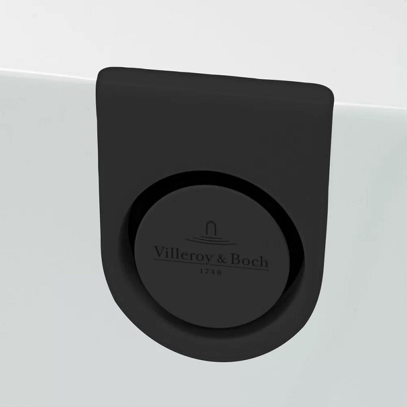 VILLEROY & BOCH Oberon 2.0 vaňový sifón napúštací čierna matná UPCON0136-33