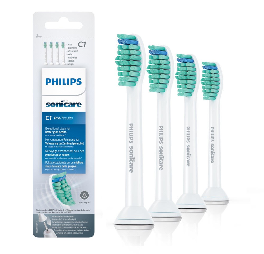 Philips Sonicare ProResults HX6014/07 štandardná veľkosť hlavice 4 ks