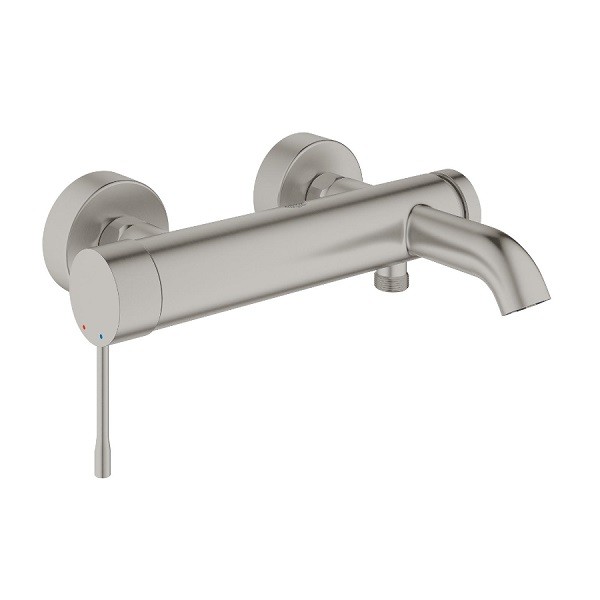 Grohe Essence vaňová batéria, na stenu, SuperSteel, 33624DC1