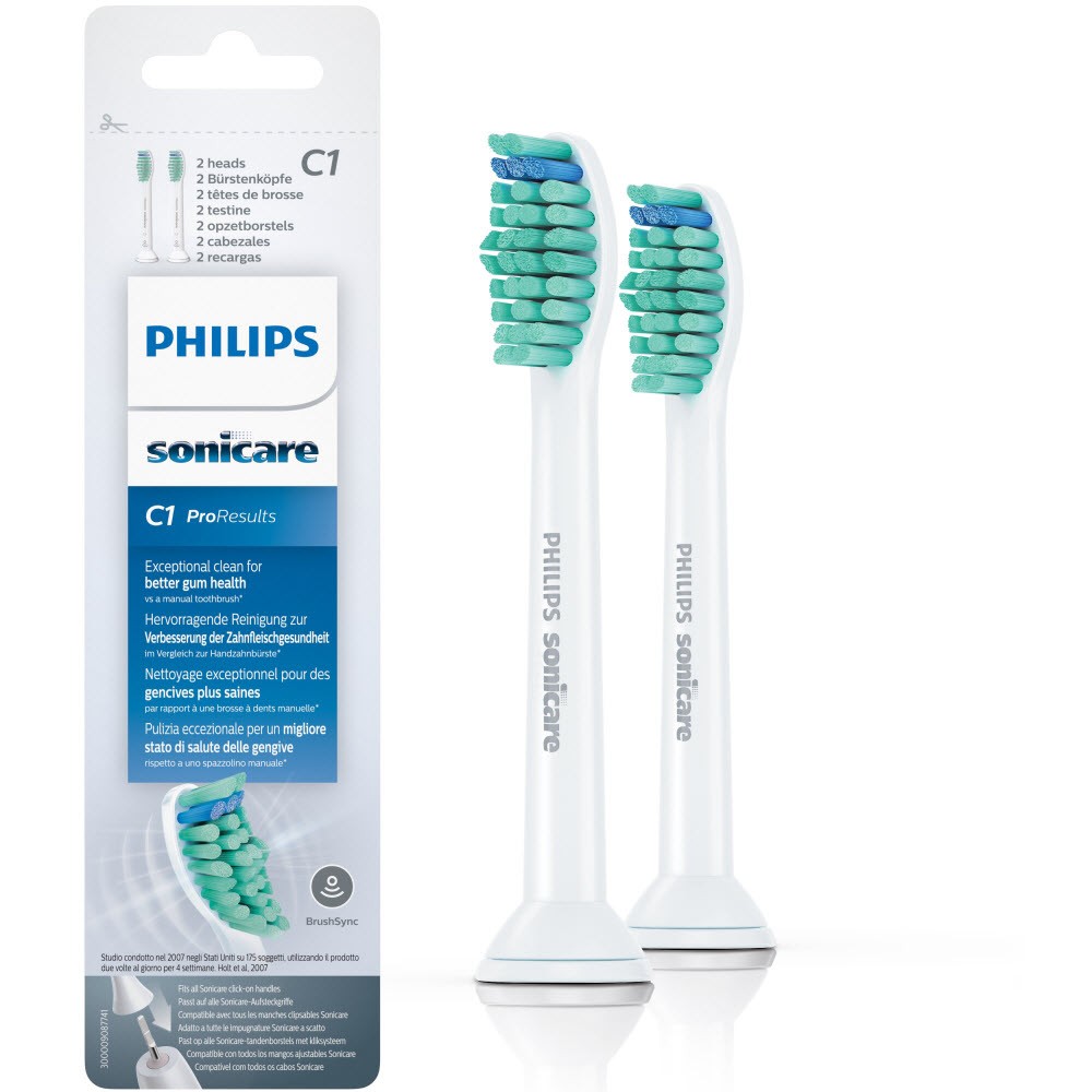 Philips Sonicare ProResults HX6012/07 Štandardná veľkosť hlavice sonickej kefky, 2 ks